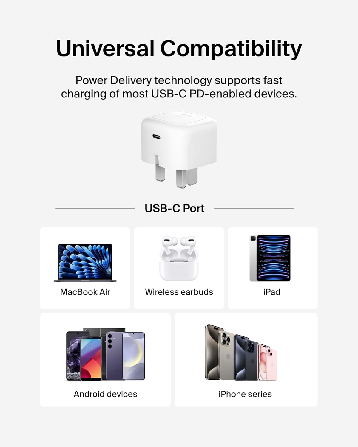 Belkin USB-C Wall Charger PD 30 W