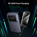UGREEN Uno Power Bank 10000 mAh 30W with cable type-C