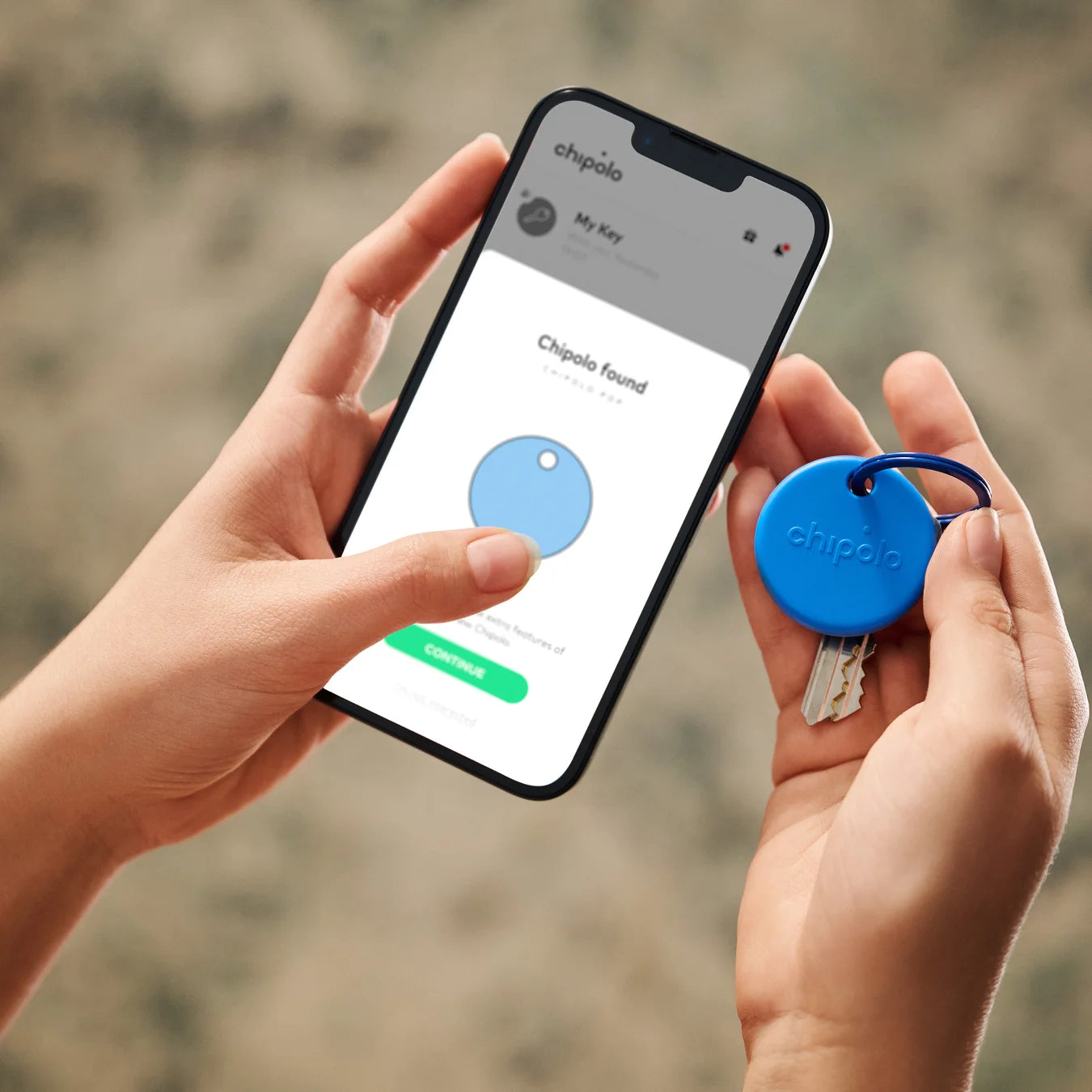 Chipolo POP جهاز تتبع المفقودات GPS
